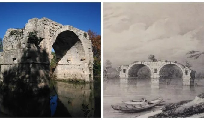 Pont Ambrois – an elegant legacy of antiquity (7 photos + 1 video)