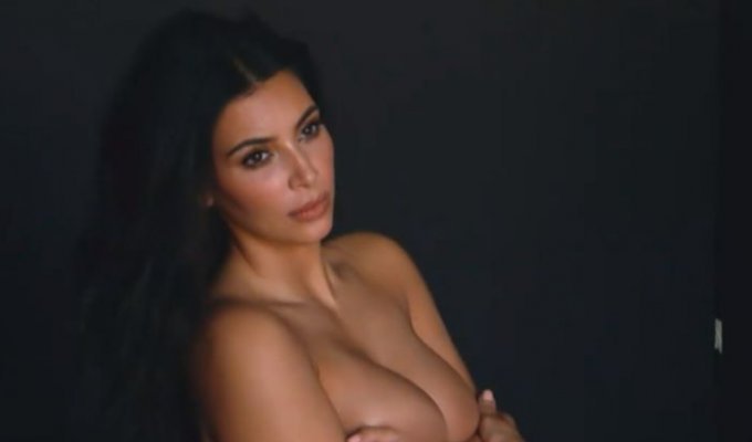 Ким Кардашьян снялась в обнаженной фотосессии перед второй беременностью (6 фото) (эротика)