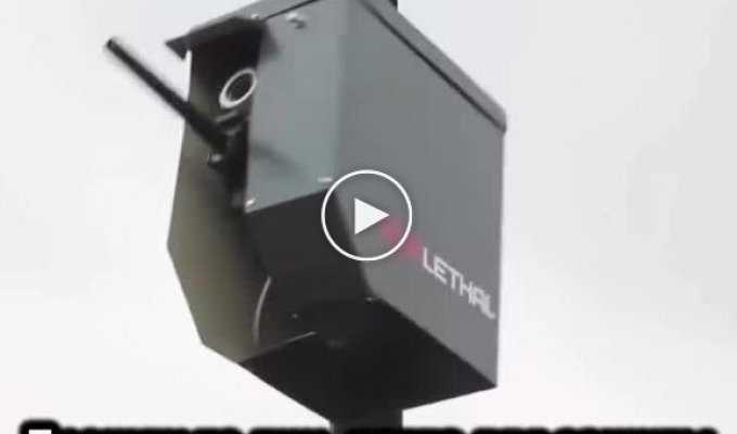 A controlled turret to protect your home from intruders