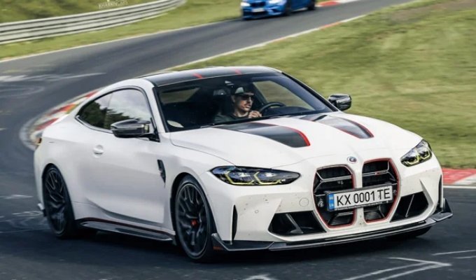 A limited BMW with Ukrainian license plates was spotted at the Nurburgring (photo)