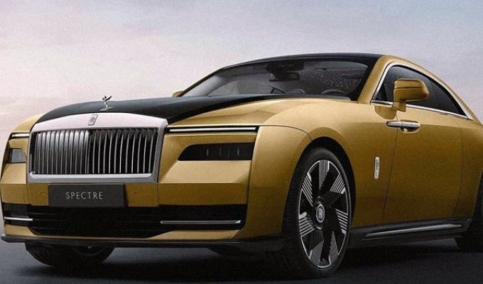 Rolls Royce introduced the Specter electric car (5 photos + video)