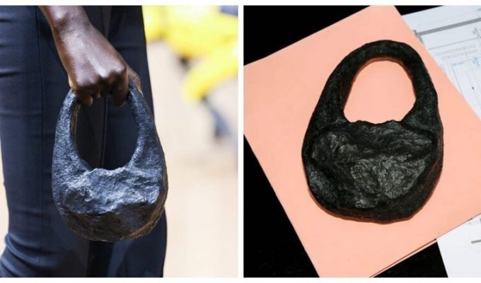 Французские дизайнеры создали сумку из метеорита (4 фото)