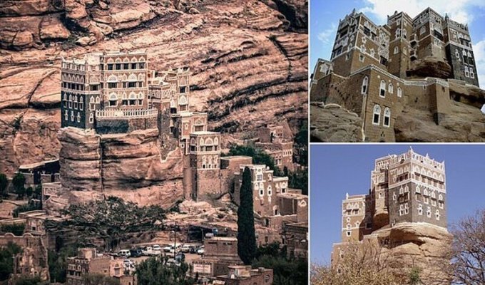 Дворец Имама на Скале - одна из самых узнаваемых достопримечательностей Йемена (14 фото + 1 видео)