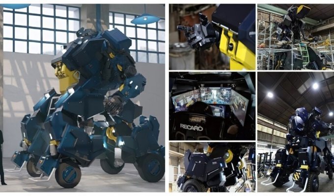Japanese company creates real mecha robots for billionaires (3 photos + 2 videos)