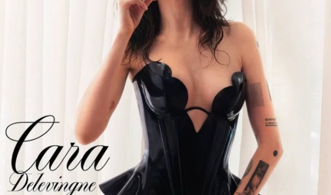 Кара Делевинь для Playboy (8 фото)