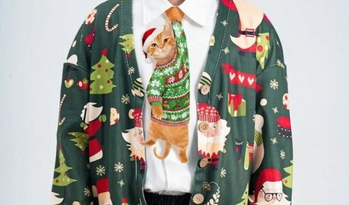 Забавные галстуки и шарфы в виде животных (3 фото + 3 видео)