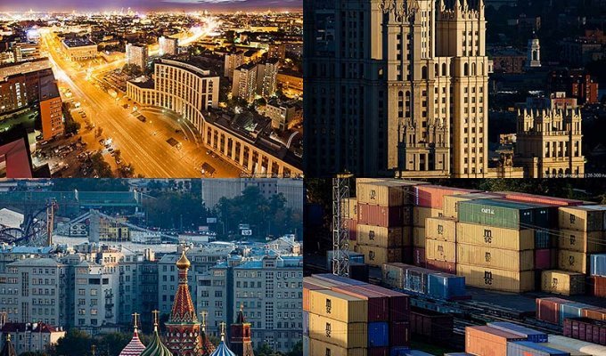 Виды Москвы с крыши делового комплекса «Домников» (55 фото)
