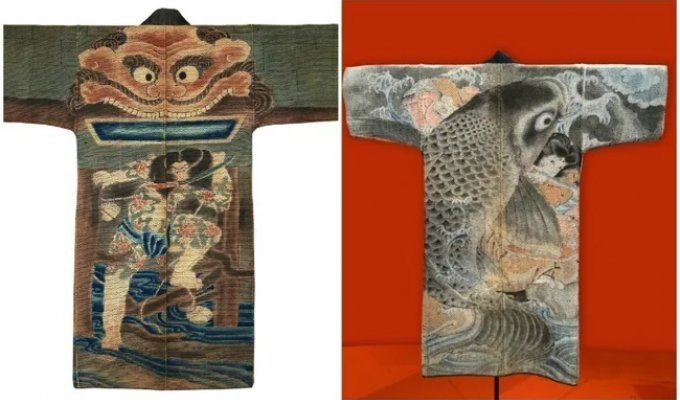 Japanese firefighter robes from the 17th-19th centuries as a separate art form (13 photos)