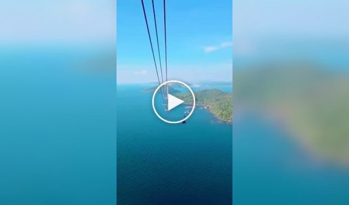 Самая длинная канатка над морем: Путешествие на высоте птичьего полета