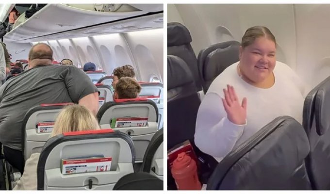 Size matters: a discussion about passenger comfort on airplanes (7 photos + 1 video)