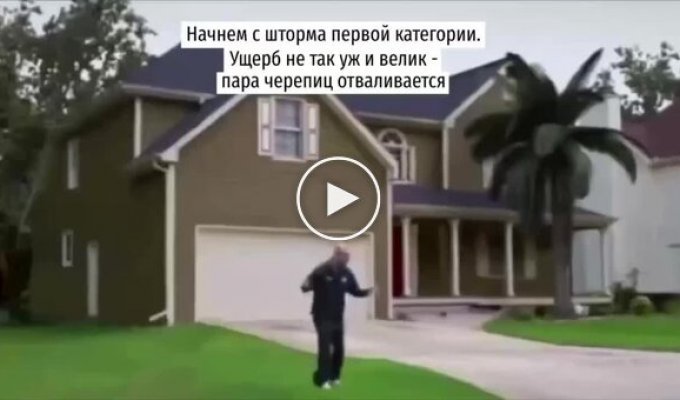 В ожидании «Милтона»: что происходит с домами и деревьями во время ураганов разных категорий