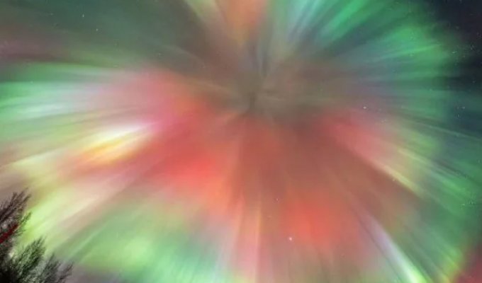 Красивейшее северное сияние в Норвегии (5 фото)