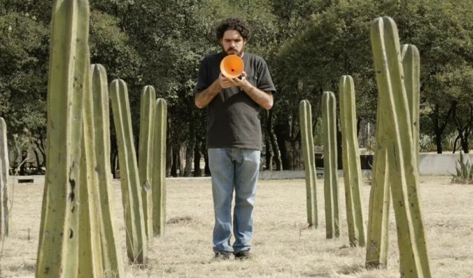 Mexican engineer made a "blind camera" that "listens" to objects (3 photos + 1 video)