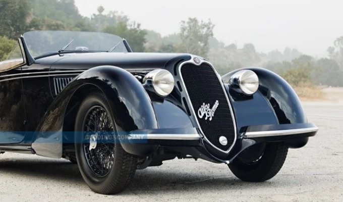 86-year-old Alfa Romeo roadster sold for $14 million (35 photos)