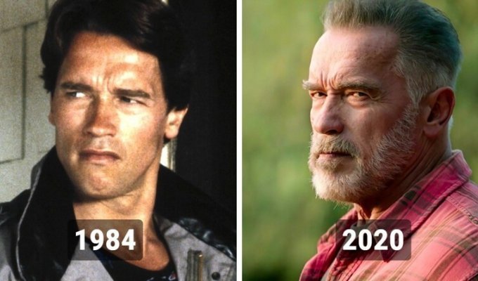 Как менялись знаменитые персонажи, которых одни и те же актёры играли в течение многих лет (20 фото)