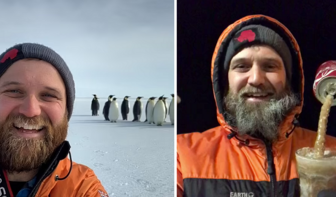 -57°C и полгода без солнца: тиктокер показывает, каково жить в Антарктиде (3 фото + 4 видео)