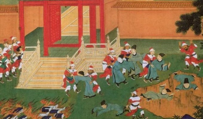 Как в Китае сожгли все книги (6 фото)