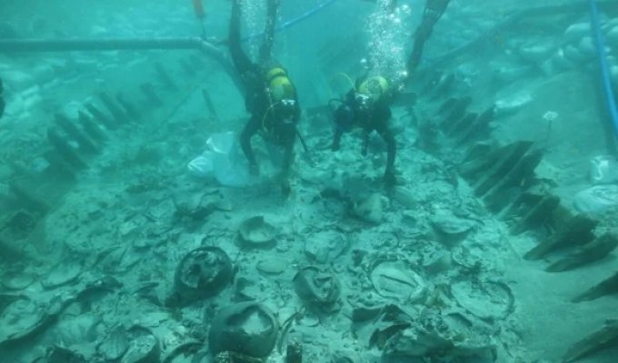 У побережья Майорки обнаружен 1700-летний римский корабль (5 фото)