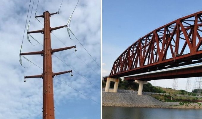 Почему в США мосты и ЛЭП покрыты толстым слоем ржавчины?⁠⁠ (5 фото)