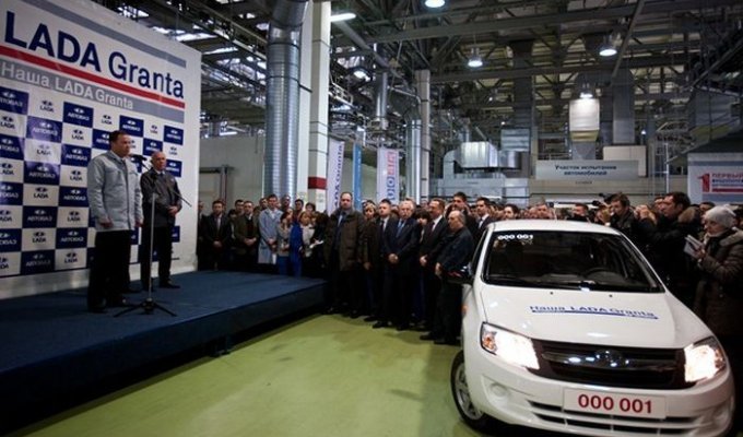 Серийное производство нового бюджетного автомобиля Lada Granta (16 фото)