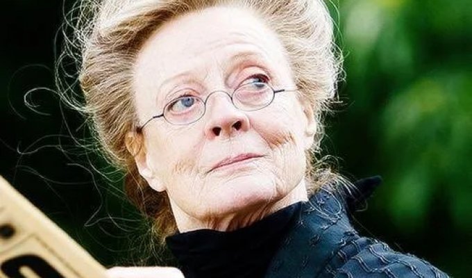 Actress Maggie Smith, who played Professor McGonagall in "Harry Potter", died (2 photos)