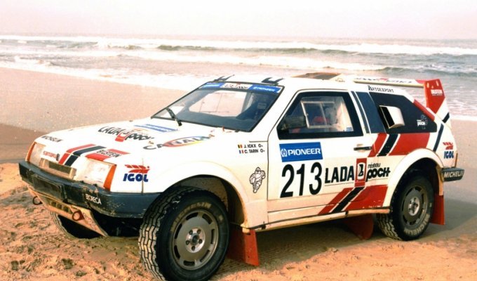 Раллийная Lada Samara с двигателем Porsche (13 фото + 2 видео)