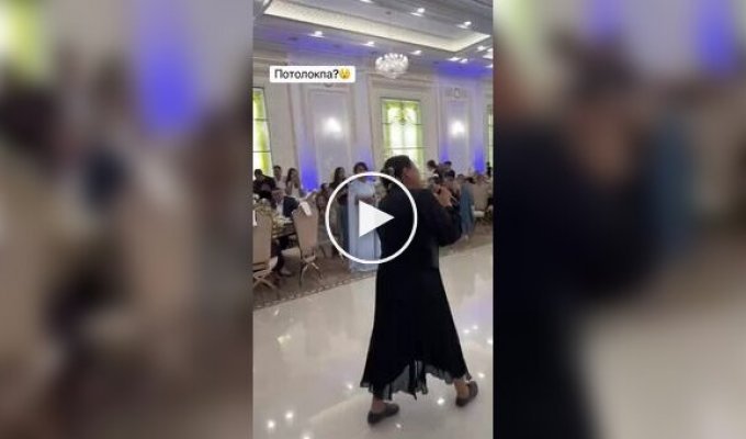 In Kazakhstan, a 60-year-old woman coolly performed Gangsta's Paradise at a wedding