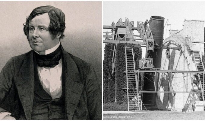 Как в 19 веке смогли построить огромный 12-тонный телескоп (6 фото)