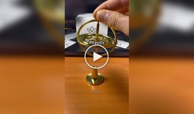 Как работает магия физики: Наглядный принцип работы гироскопа