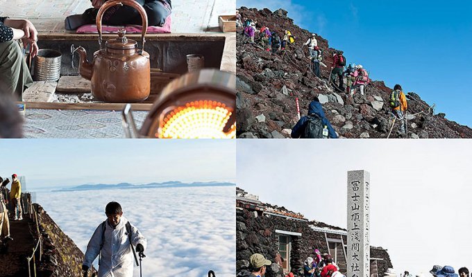 Восхождение на гору Фудзи (31 фото)