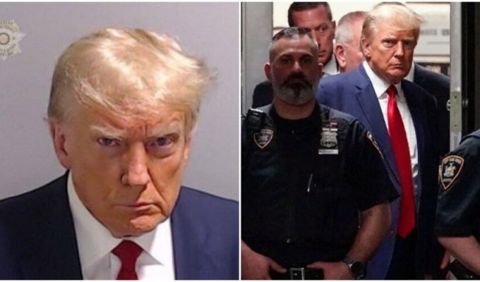 Donald Trump voluntarily surrendered to the authorities and became the main star of the Internet (11 photos)