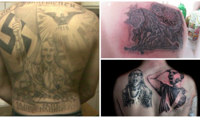 30 татуировок, которые позорят своих владельцев (31 фото)