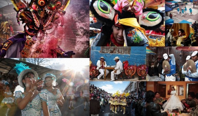 Боливийские праздники: Диаблада (54 фото)