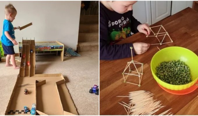 How to keep children busy for a long time so that they don't get bored (18 photos)