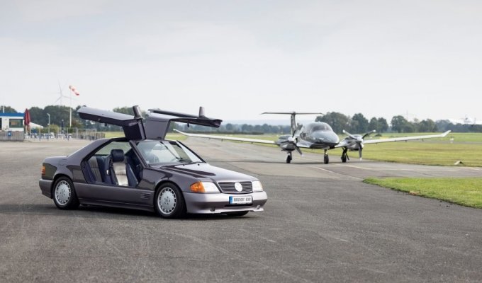 Unique Mercedes Boschert B300 with gullwing doors will be put up for sale (21 photos)