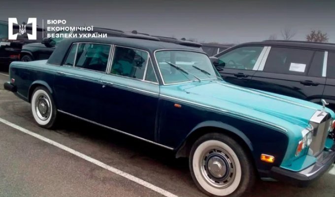 Rare Rolls-Royce seized in 1976 in Ukraine (3 photos)