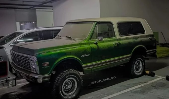 Rare Chevrolet Blazer SUV from the 70s spotted in Odessa (3 photos)