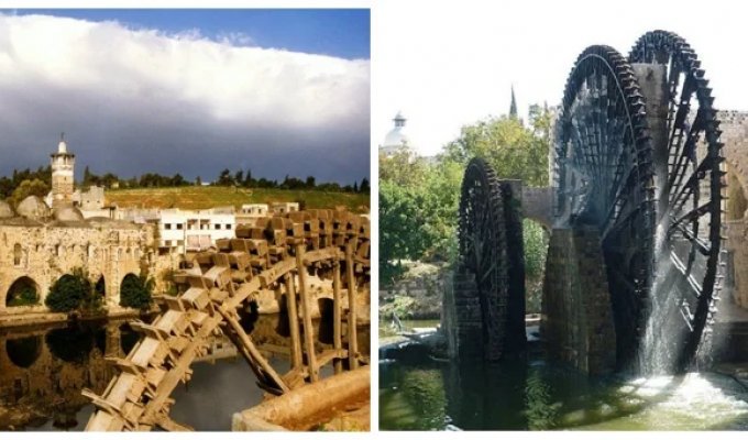 Нории Хамы - удивительные древние машины, пережившие империи (12 фото + 1 видео)