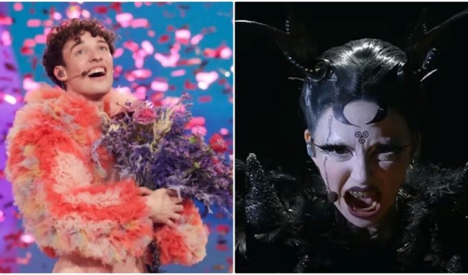 Swiss singer Nemo won at Eurovision 2024 (1 photo + 13 videos)