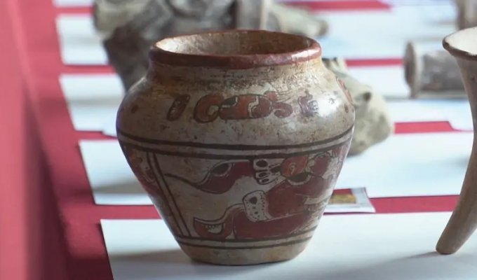 Ваза за 4 доллара оказалась артефактом цивилизации майя (2 фото + 1 видео)