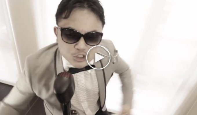 Gangnam Style Made Entirely with Condoms Open Condom Stуle