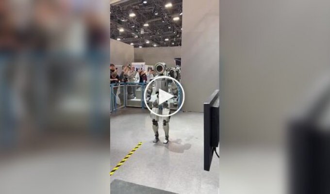 Попытка робота сделать заднее сальто