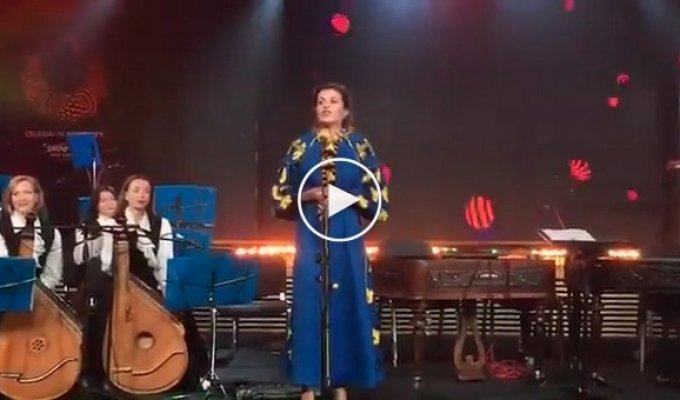 Первая леди Украины Марина Порошенко выступила на Евровидение