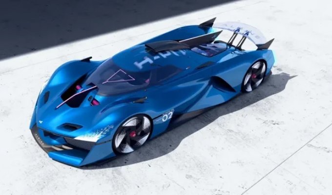 Alpine presented a new supercar with a V6 on hydrogen (5 photos)