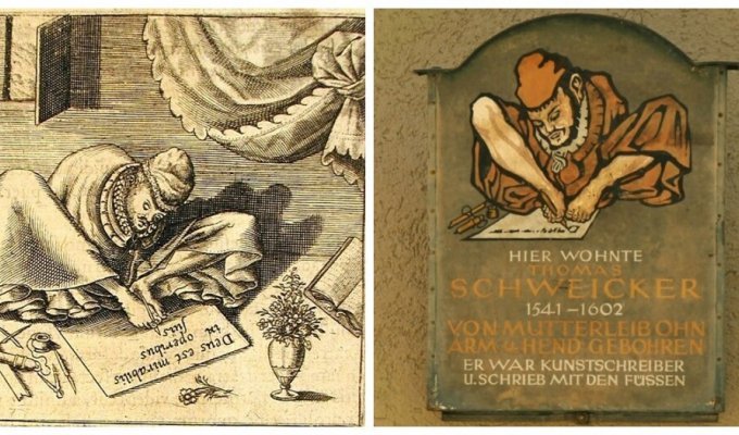 Незвичайний каліграф Томас Швейкер та його таланти (6 фото)