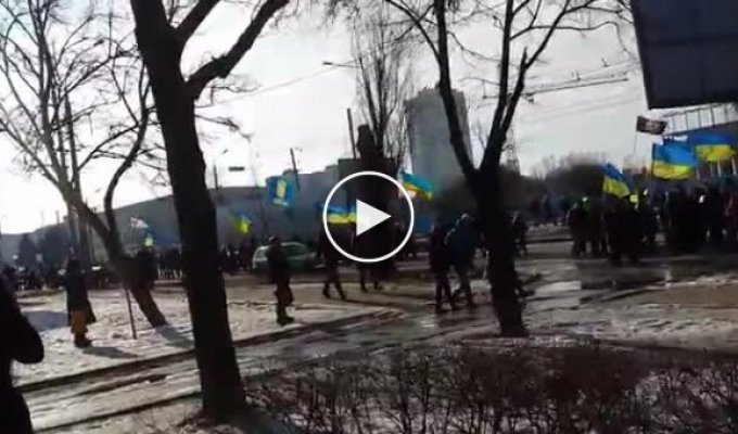 Теракт в Харькове. Видео очевидца