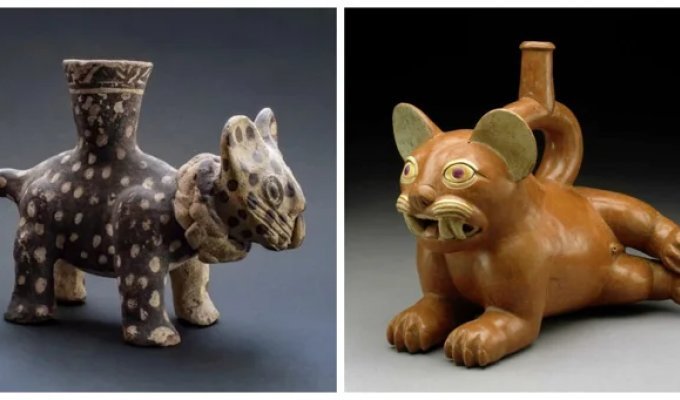 20 ancient ceramic cats from South America that are almost indistinguishable from real modern furry cats (21 photos)