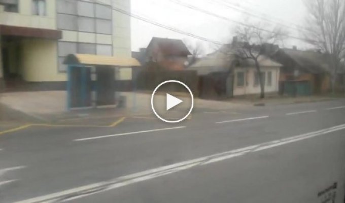 В Донецке перевернулась машина с боевиками (18 ноября)