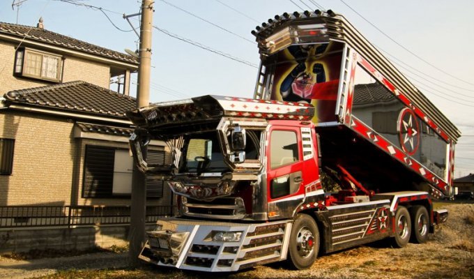 Decotora - тюнинг грузовиков в Японии (20 фото)