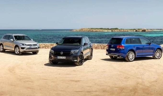 VW Touareg всё! Больше таких автомобилей не будет (4 фото)